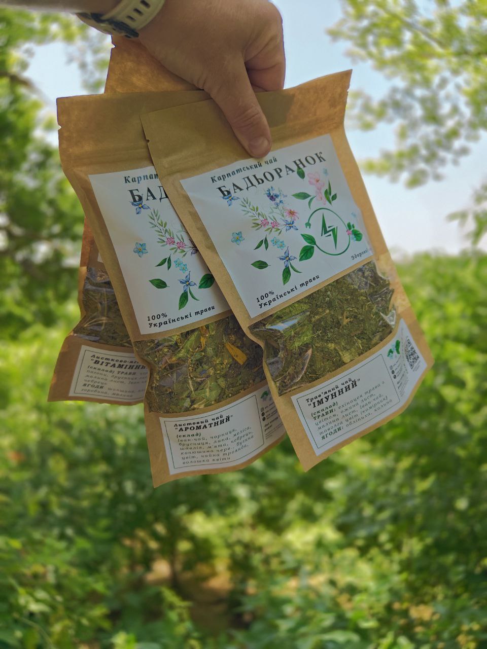 БАДЬОРАНОК МІХ (дегустаційний набір з 3-х чаїв)